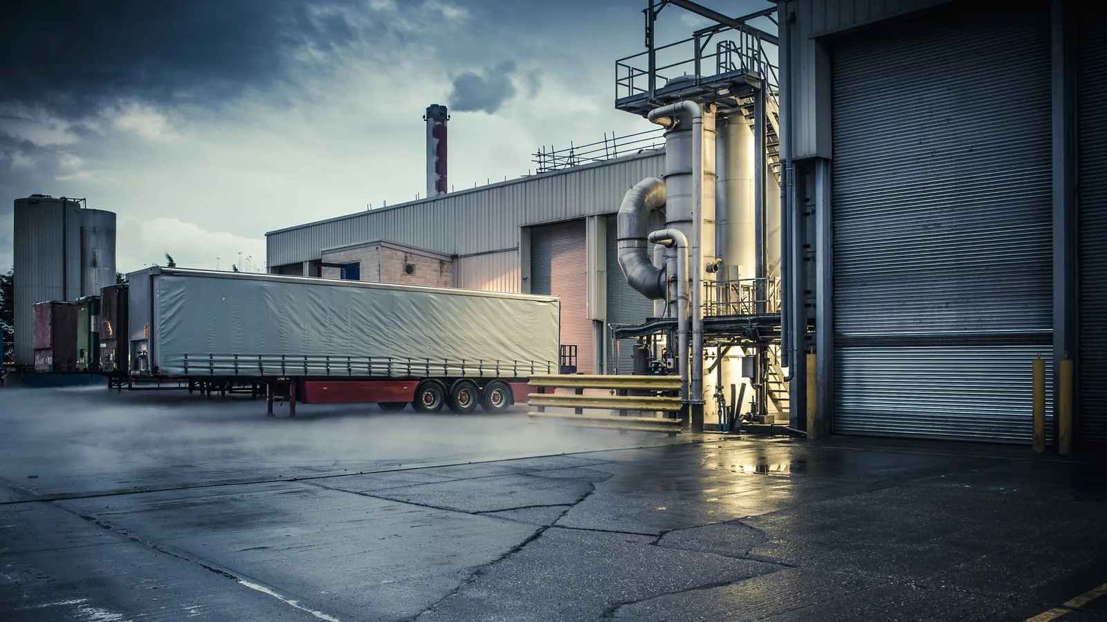 A large distribution facility