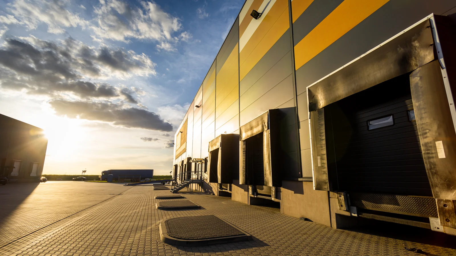 A Long Island warehouse and loading bays